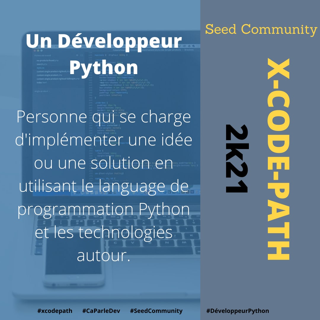 st9_8's tweet image. C&apos;est quoi un développeur Python? Réponse en image!
Tu souhaites le devenir?! Alors n&apos;hésite plus et rejoins nous ici👉🏾bit.ly/3stC4qt.

Les inscriptions sont encore ouvertes, mais le nombre de place est limité.

#seedcommunity #CaParleDev #xcodepath2k21 #DevPython