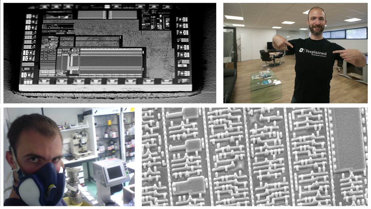 reivilo_t's tweet image. 16 years ago, I moved to the French Riviera to work with the most amazing team of silicon hackers..
Discovering how ICs could be REed blew my mind!
I am so lucky to be able to continue pushing the #ICReverseEngineering boundaries everyday with the amazing teams @Texplained_RE :-)