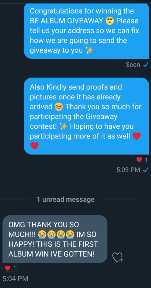GcrypticM's tweet photo. ⚠️INTERNATIONAL GIVEAWAY⚠️
Congratulations to @J_Tsukii For winning BE ALBUM DELUXE!!✨✨

 More giveaways for the others!! Just keep your notifications on tocbe notified! Have a Great Day Ahead 🥺✨ 

#Giveaway #giveaways #BTSARMY #BTS #GiveawayAlways #BTS_BE #BE_ALBUM #ARMY https://t.co/UeDC5foAqM