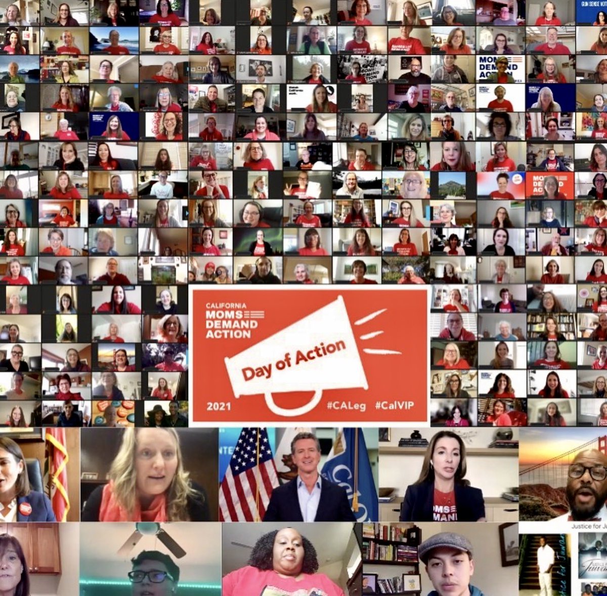 #Caleg ⁦@MomsDemand⁩ &. StudentsDemandAction & our ⁦@Everytown⁩ #survivor network,rocked our virtual Advocacy Day today.! We are advocating for increased funding for #CalVIP & for bills #AB452 and #AB988 which are the solutions to our current gun violence emergency!