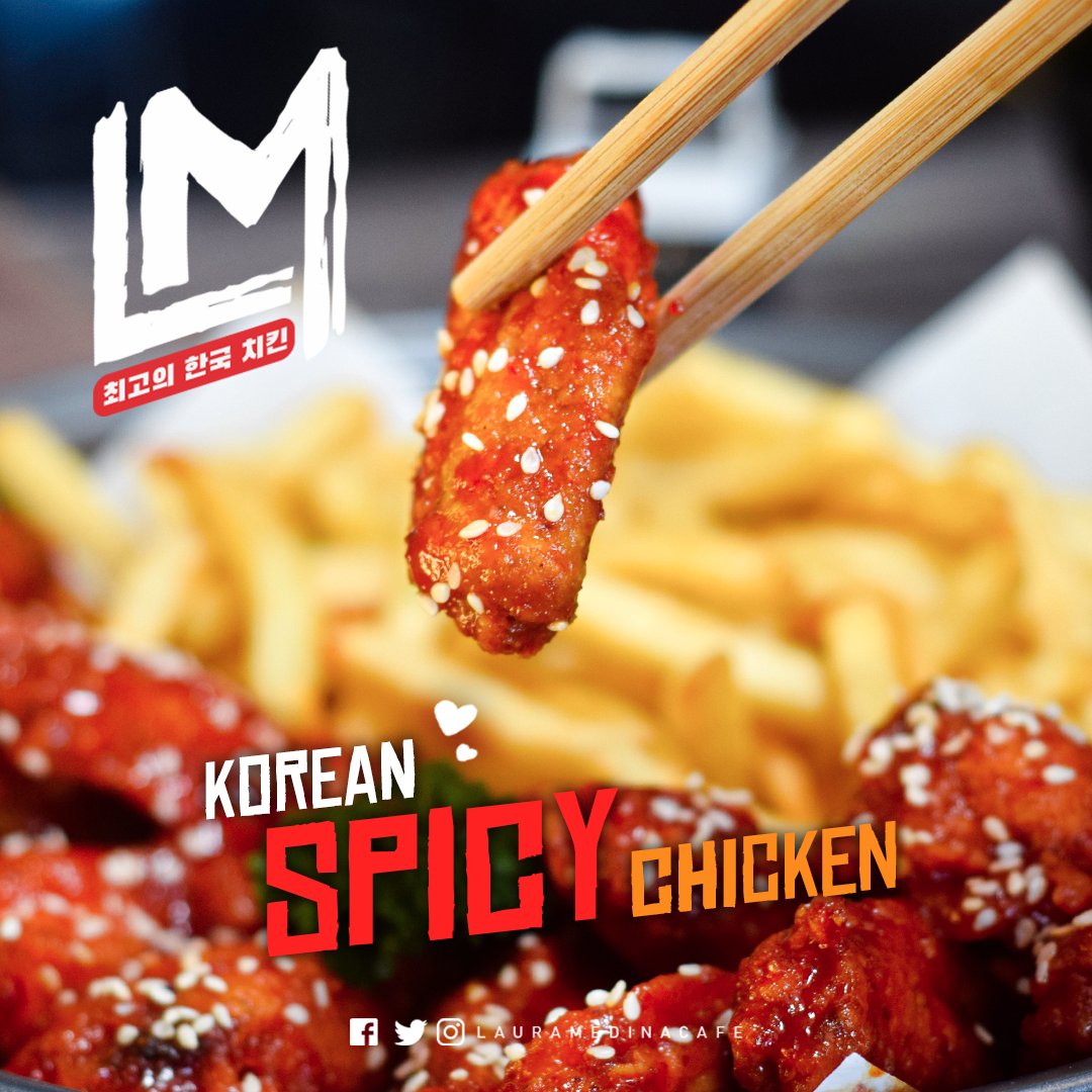 lauramedinacafe's tweet photo. Craving ayam korea?🔥🔥🔥
Nak ayam korea korang penuh mozarella cheese? Kitaorg ada 5 FLAVOUR paling sedap korang kena cuba!
Number 1 & paling top :
⭐SPICY (sweet & pedas)⭐
#beepdelivery
(open this thread untuk tgk flavour lain) https://t.co/EtIs8xZS5w