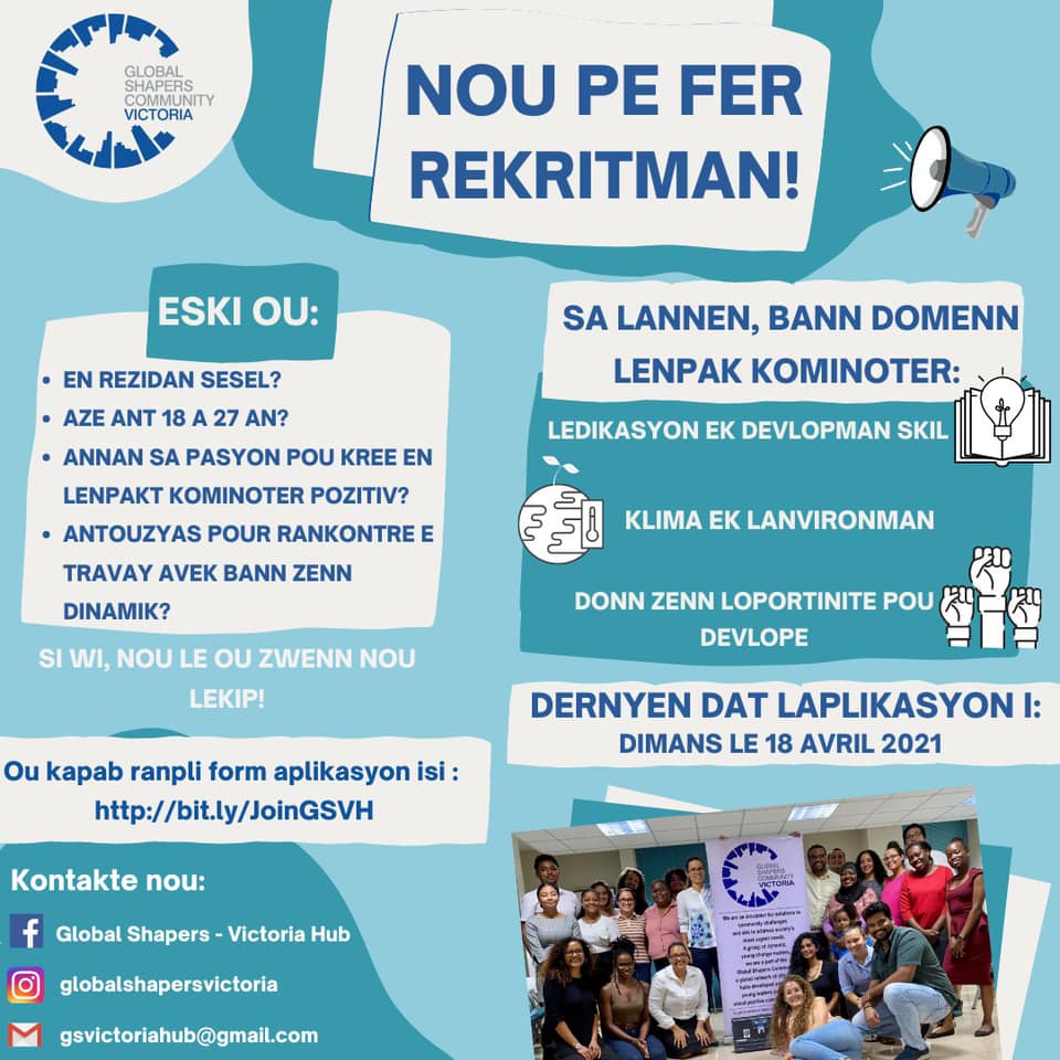 mahesituated's tweet photo. Are you or do you know someone who is interested in joining us? If so please share @ANGIEPOPS11 @ronny_jumeau @AlvaniaLawen @sheena_talma @AnaelBodwell @AmeerEbrahim6 @TheWildster @apriljazB @payet_beryl @HCPatrickLynch @patrickmuirhea1 @SalifaMagnan @LcPointe @ElissaLalande https://t.co/lDOUxTHvx7