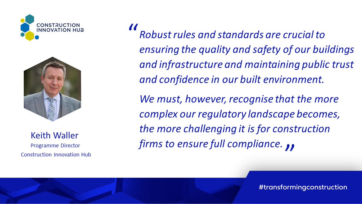 CIH_HUB's tweet photo. Could compliance be made less complicated? We've teamed up with Cardiff University's Digital Compliance Network to develop a ‘digital ecosystem’ to support construction firms in navigating the complex regulatory landscape with greater ease and certainty. #TransformingConstruction https://t.co/0TBav5OfuH