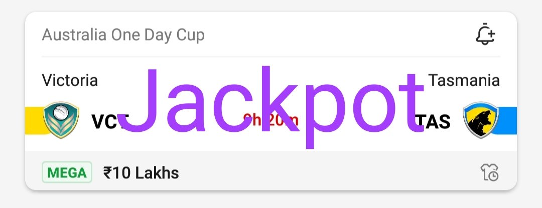 #VICvTAS #VICvsTAS #AustraliaOneDayCup #MarshCup  #Dream11 #Dream11team #Dream11prediction #Fantasy #Cricket  #Myteam11 #dream11gamechanger #Cricbuzz #Espninfo

Telegram Channel Link 👇👇👇
t.me/mydream11teamf…

Final Dream11 team Update On Telegram channel.