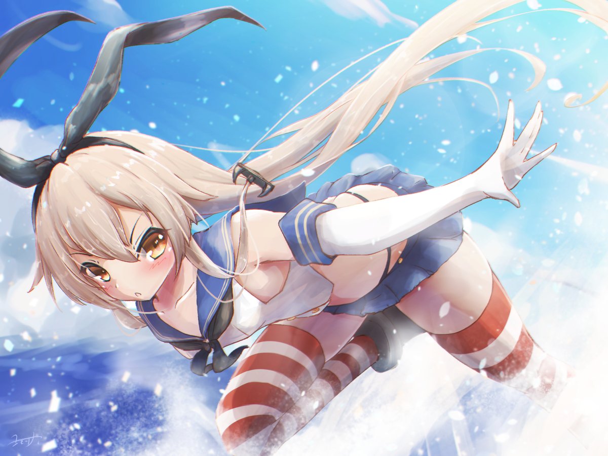 艦これ 速きこと島風の如し 艦これ 島風 ヨミツナ 8月に向けて新刊製作中のイラスト 艦これ 速きこと島風の如し 艦これ 島風 ヨミツナ 8月に向けて新刊製作中のイラスト