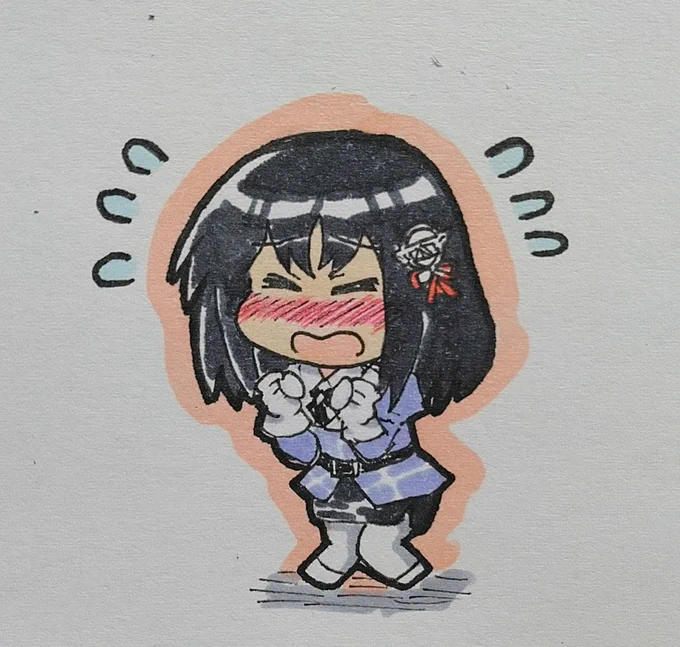 今日のお絵描き
色塗り失敗した… 