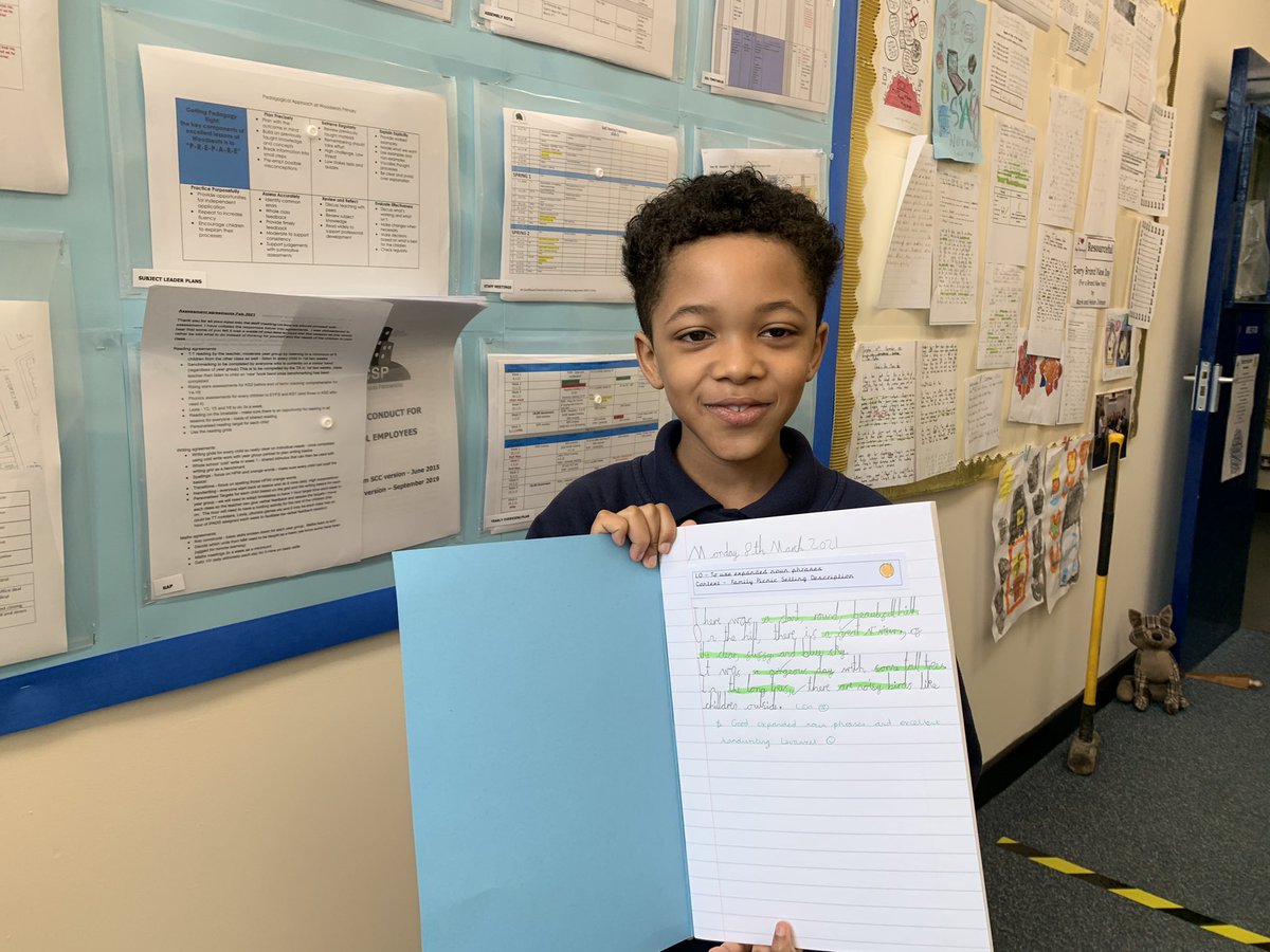 Super star writing today. #proud 😊