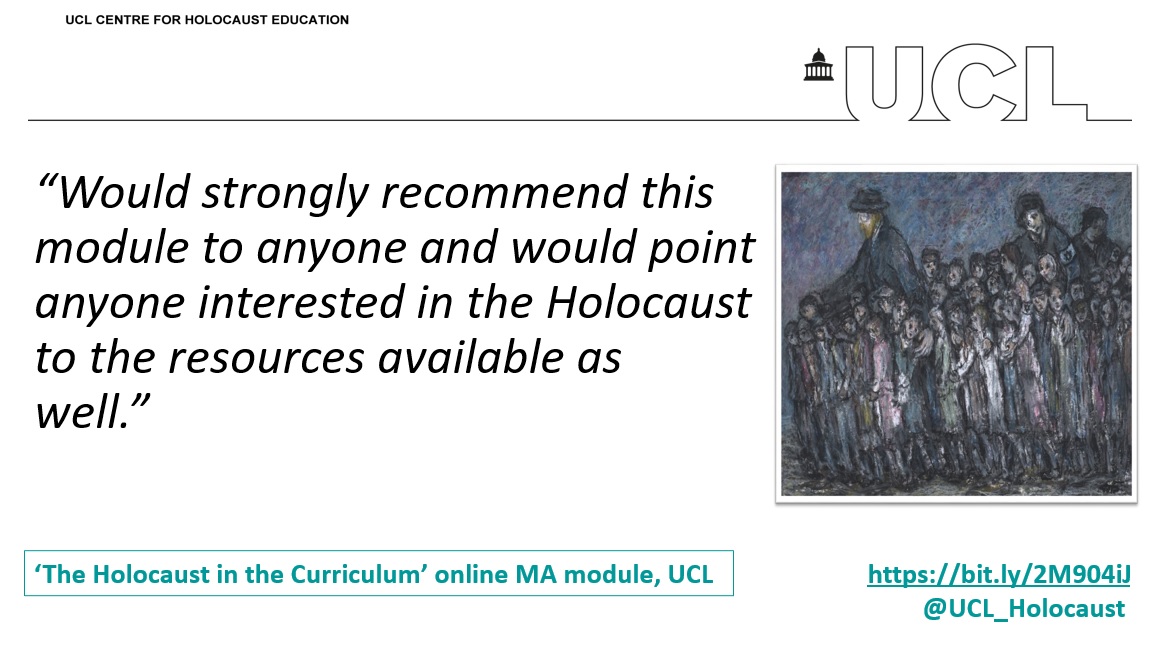 Holocaust Education tweet media