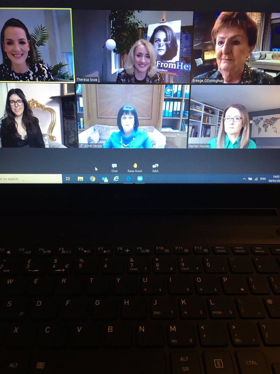 #IWD2021 part 2! Great group of inspirational Woman sharing their personal journeys in business. Thank you Glandore #hearfromher2021