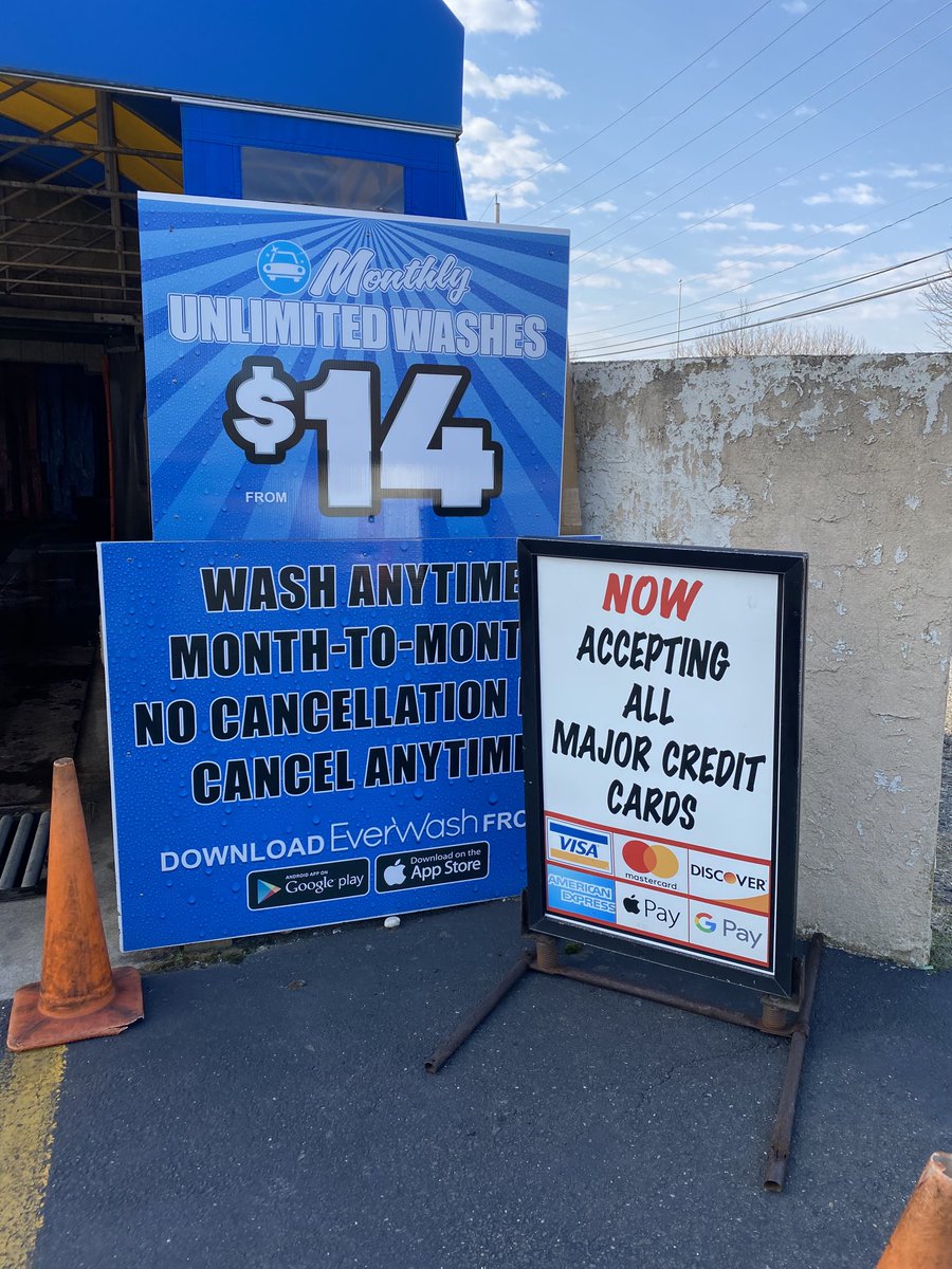 CarlGualtieri1's tweet photo. 50% OFF ALL MONTHLY WASHS AT CONTES 2118 Hwy 35 S OAKHURST NJ # car wash #Everwash https://t.co/FQiO9bMr6Q
