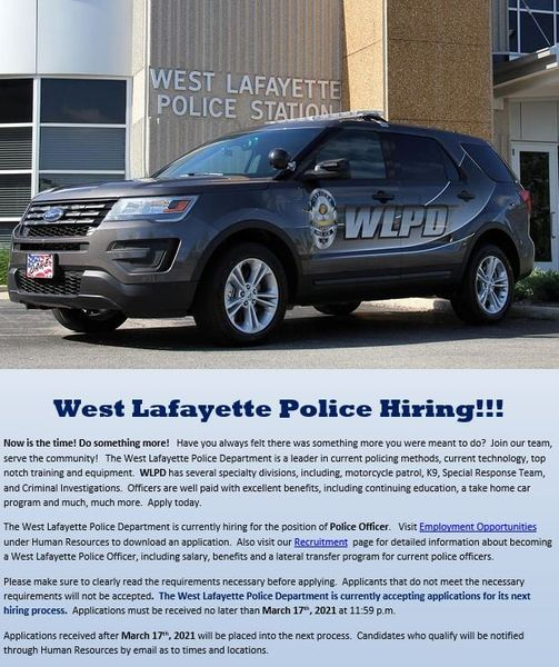 West Lafayette Pd Westlafayettepd Twitter