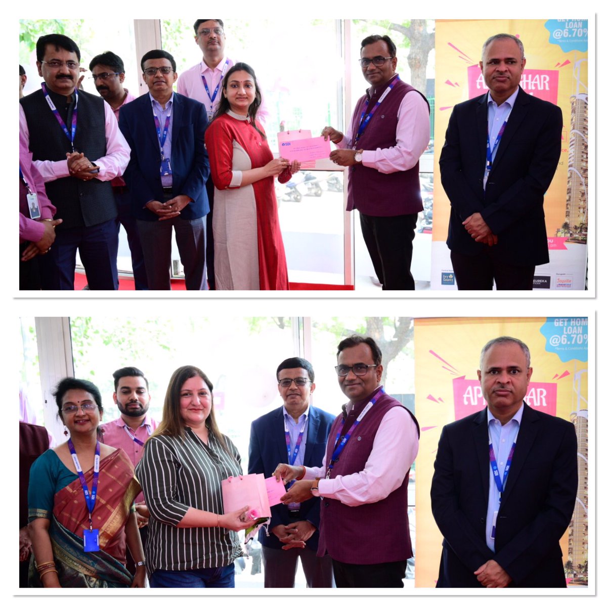 VijuyRonjan's tweet photo. The best Home Loan provider SBI celebrates Women’s day by launching 3 days Home Loan Utsav at LHO Delhi and sanctioned large number of loans to women borrowers. Top 10 Builders of NCR participated in the loan utsav, which generated lot of interest among the prospective buyers. https://t.co/NnDygF2HyZ