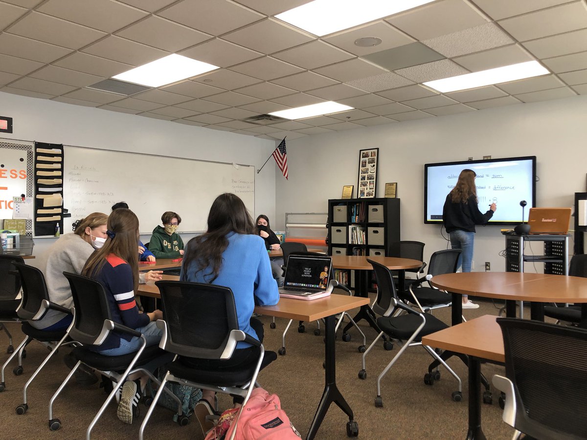 BreSambuchino's tweet photo. Miss @JennaBatsch teaches minuends and subtrahends in @LHS_TPA ➕➖✅❤️ https://t.co/HDezl3gKyn