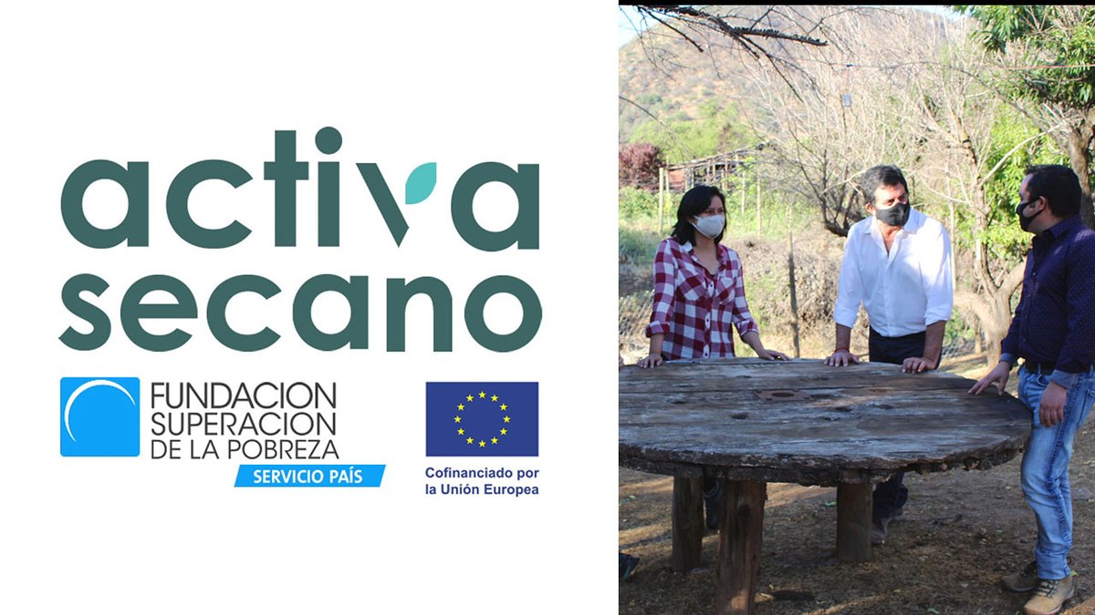 superarpobrezab's tweet photo. La crisis sanitaria ha profundizado la pobreza en el territorio secano del país. Presentamos el proyecto #ActivaSecano, cofinanciado por @UEenChile, que busca proteger y fortalecer los medios de vida de las comunidades. Conoce más y ¡Activa el secano! https://t.co/IzZ6IrJ6hY https://t.co/yCWwVF1Tiu