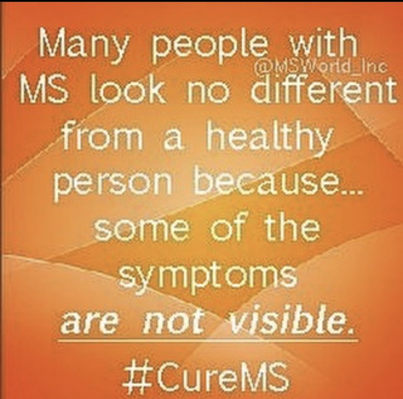 mswarrior03's tweet photo. We look one way and feel like the complete opposite..🧡 #invisibleillness #msfact #msawareness #msawarenessmonth #dailyfight #silentbattle #onedayatatime #togetherwearestronger #msfatigue #msvertigo #opticneuritis #mswarrior #msfighter #rrms #noonefightsalone #mssymptoms #curems https://t.co/QBFxq4KM16