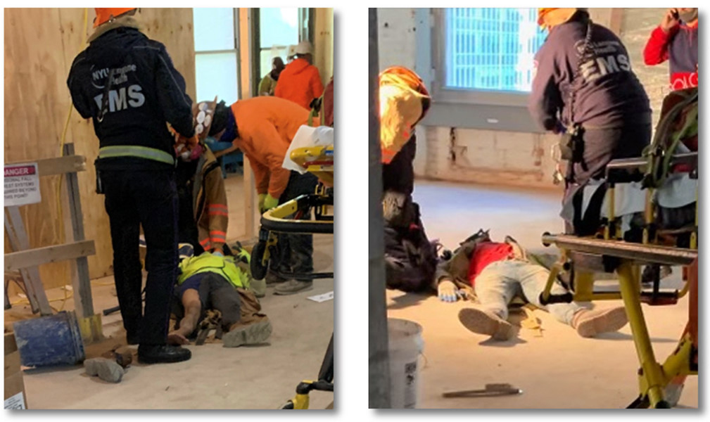 UnionBuiltNYC's tweet image. In January, a non-union worker suffered a gruesome injury as a result of a defective ladder. Just weeks later, a similar incident occurred. Unfortunately, to a non-union contractor like Trident, workers seem to be expendable. #solidarity #unionbuiltmatters #unionstrong