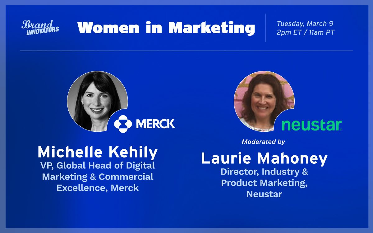 AIRING LIVE TODAY -- Women in Marketing #BILivecast Series! Tune in to hear from <a href="/americaneagle/">Americaneagle</a> <a href="/andpizza/">&pizza</a> <a href="/anheuserbusch/">Anheuser-Busch</a> <a href="/betterdotcom/">BetterThetaMane</a> <a href="/dell/">Dell</a> <a href="/Merck/">Merck</a> &amp; more! Registration is complimentary. RSVP here: brand-innovators.com/livecast-serie…