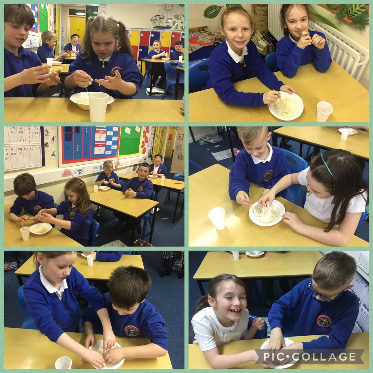 Hadrian_Park's tweet photo. This afternoon for STEM week we have been learning about viruses using play dough & pasta shells. Ask us about diseases and the importance of vaccines when we get home π¦
#HPPS3BChameleons #HPPSScience #HPPSSTEM https://t.co/SE0nDqRWrF