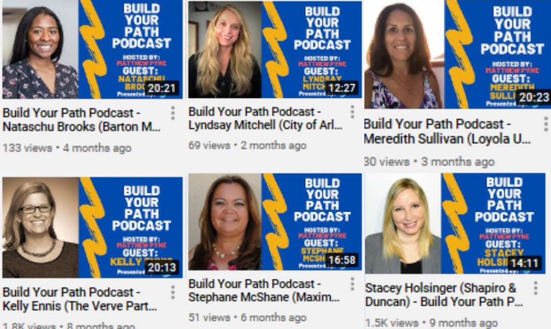 There are many career paths shared on the Build Your Path Podcast series from women who achieved career success in the built environment. Listen, share and celebrate women in construction all week long. <a href="/MCCEI/">MD Construction, Education, Innovation</a> 

#wicweek2021

youtube.com/.../UC5LeztRPq…