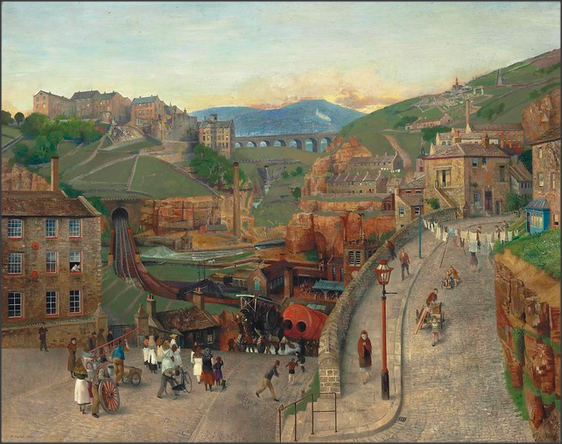 Oktana8's tweet photo. Richard Eurich 
Scenes of My Childhood
1957

#RichardEurich #laundry #newobsess https://t.co/NJ8c28SYSb