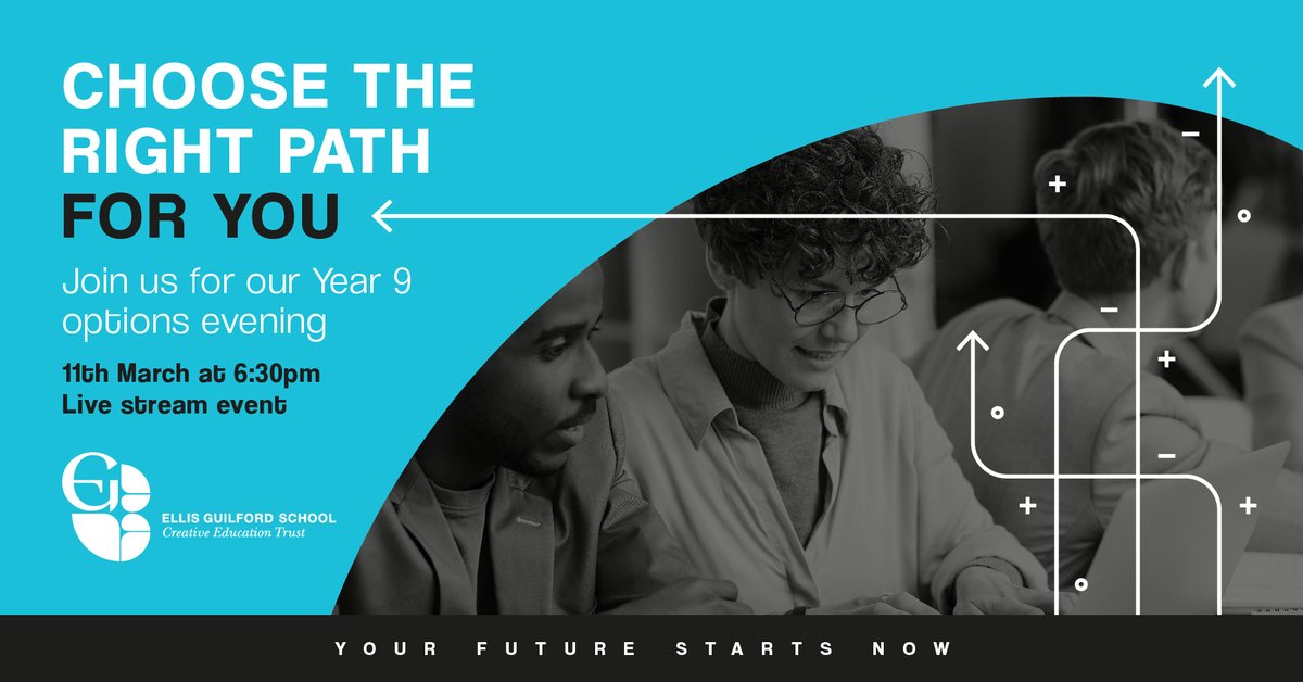 Tonight is our Year 9 Option Evening! 

Join us at 6:30pm to hear all about the options available to you and we’ll help you choose the right subjects to support your future ambitions. 

Sign up to our event page to find out more information
fb.me/e/1WN12Azto
