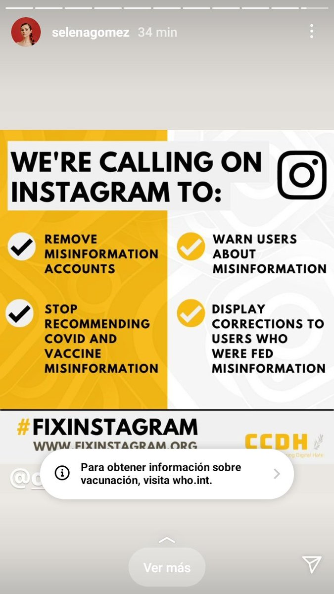 selenatroid's tweet image. Como siempre, usando su plataforma cuando sabe que estamos atentos para concientizar... #FixInstagram