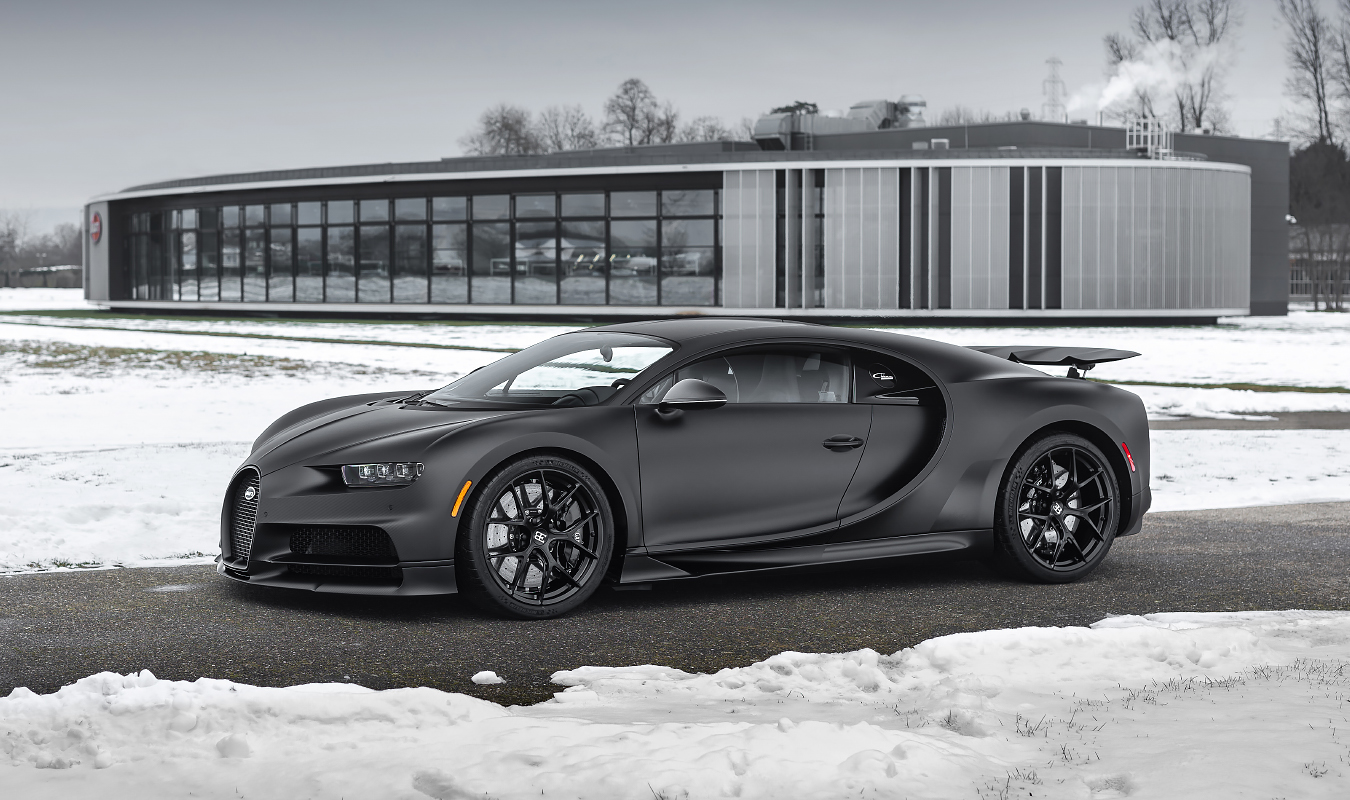 Bugatti on X: Sleek and one-of-a-kind, the CHIRON Noire Sportive