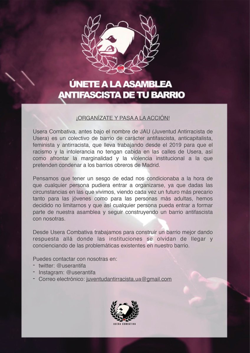 Usera Combativa tweet media