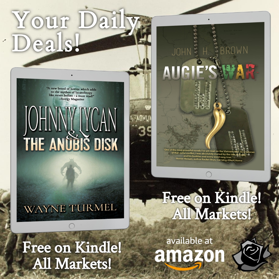 brwpublisher's tweet photo. Your Daily Deals! 📲

https://t.co/YG7p3QaLeD

#BlackRoseWriting #ebookpromos #DailyDeals #freeebooks #war #VietnamWar #comingofage #warstories #warhumor #humor #fantasy #Lycan #Werewolves #fantasyhumor #mystery #bookish #booknerd #booklover #amreading #readers #read https://t.co/52ikz88CYB