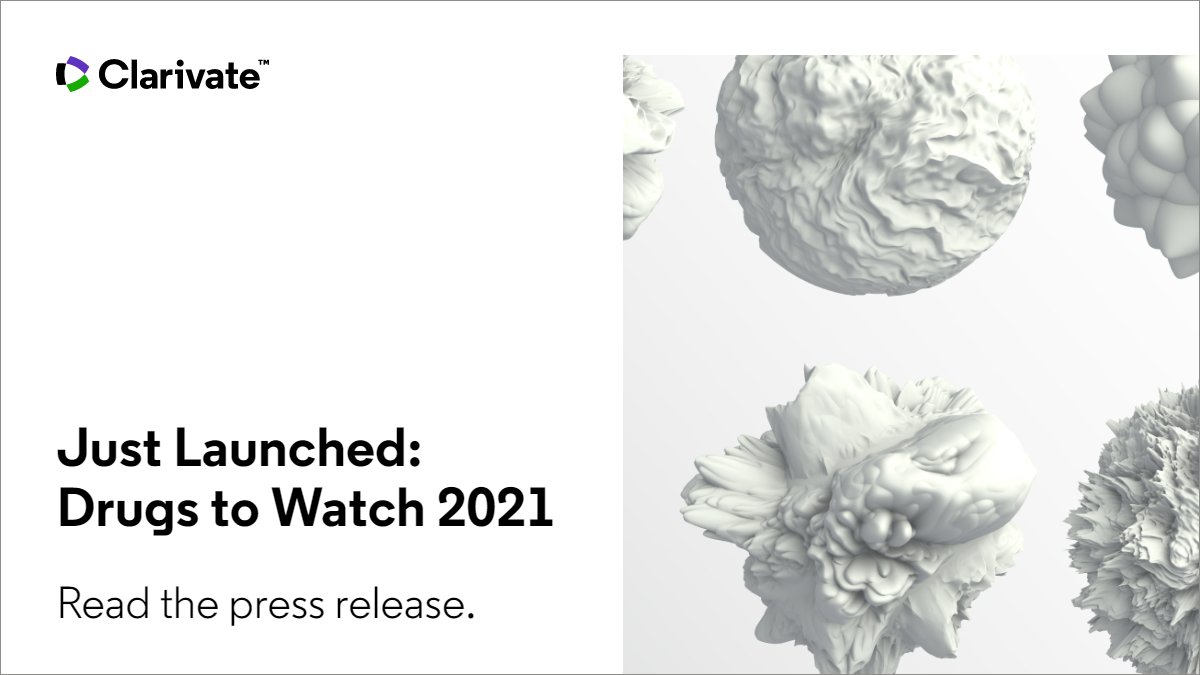 #NEWS &gt; Drugs to Watch 2021 is here! The annual list identifies four drugs launching in 2021 that are likely to achieve blockbuster status. This year’s report includes a snapshot of the fast-emerging field of #COVID19 vaccines: bddy.me/30sxwoc

#drugstowatch2021 #vaccines