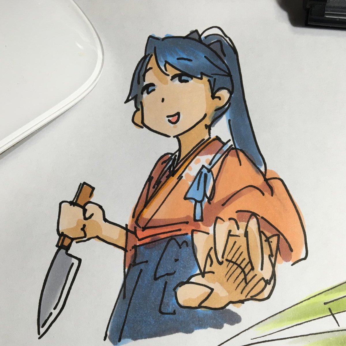 鳳翔(艦これ) 「#どこかの誰かに刺さればそれで良い
なるほど、そういう 」|ひじからのイラスト