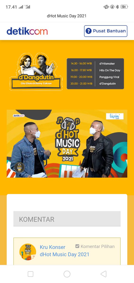 ItsVennyy's tweet photo. Selamat hari musik...
Yang kangen konseran... Yuk konser jarak jauh di #dHotMusicDay2021 

Langsung otw aja ke https://t.co/v3harmdm0a https://t.co/bUXu51ZbCV