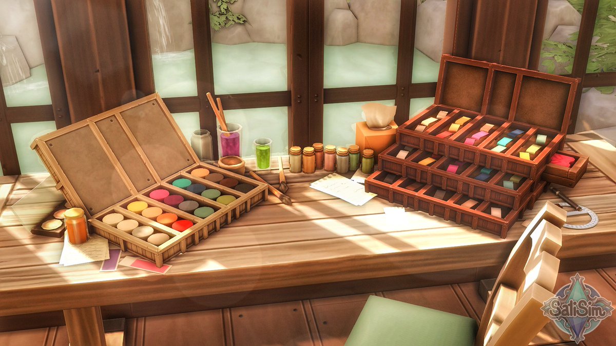 SatiSimBuilds's tweet image. Just shared 'Watercolors and Chalks' to my Gallery 🎨

Done without CC, but the help of T.O.O.L. by @TwistedMexi ⚒️

Origin ID: SatiSim 💙
@TheSims #thesims4 #sims4 #ts4 #diesims4 #thesims #sims