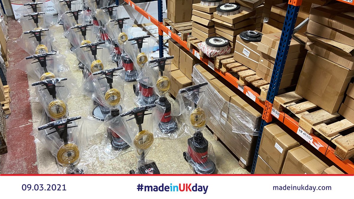 Today is @MakeItBritish #madeinukday  - as a 75 year UK manufacturer of commercial cleaning equipment, we're proud to support the UK makers, suppliers and stockists.
Visit our website for more info: victorfloorcare.com #pledgetobuybritish