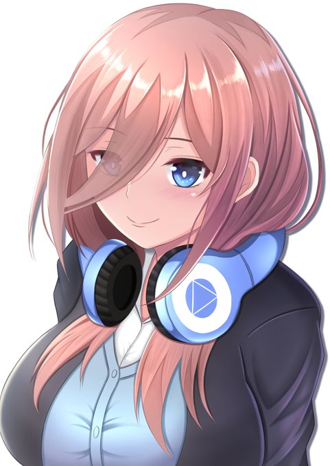 カンナ（水面月）さんがTwitterに投稿した中野三玖(五等分の花嫁)のイラスト。