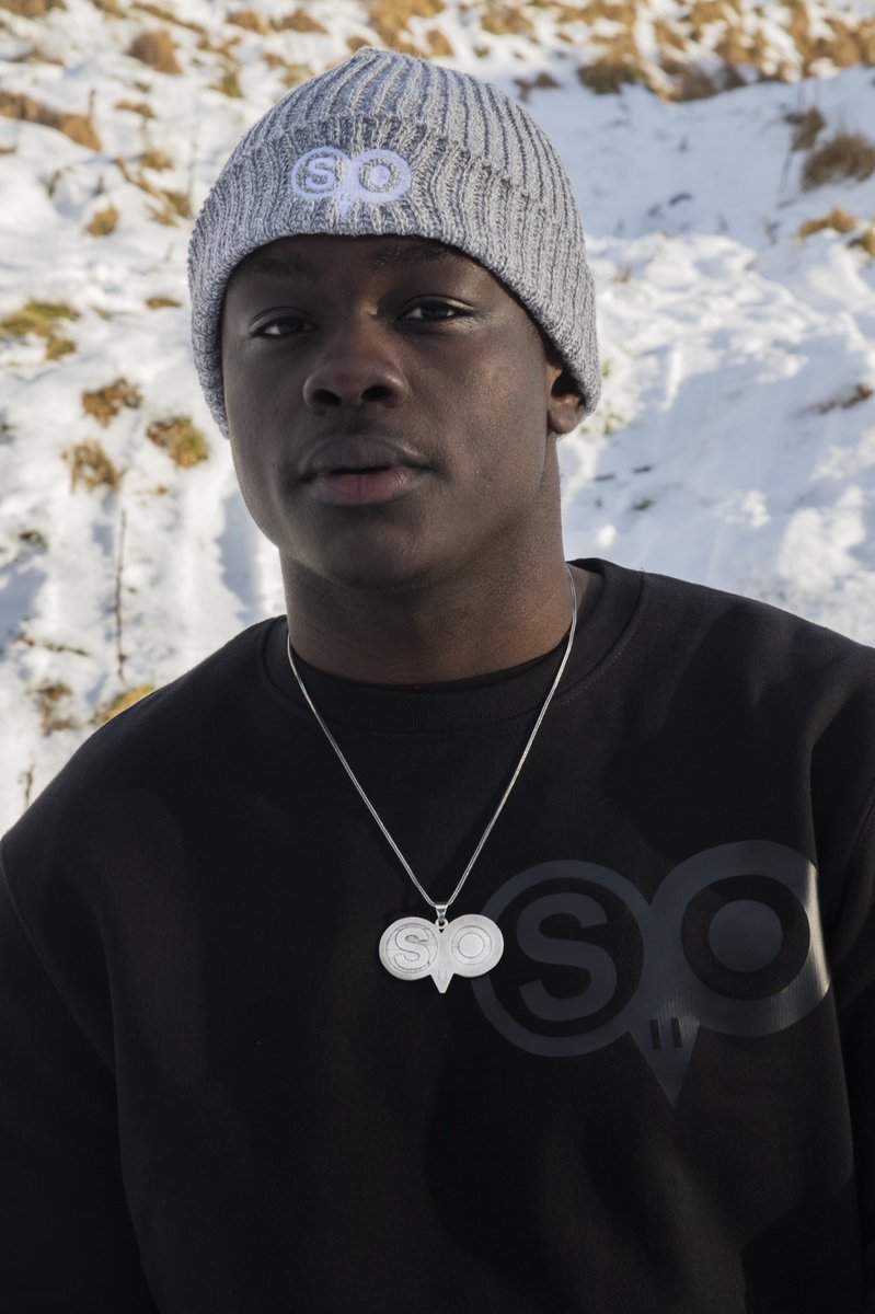 Snowy Owl® in the Snow 😎 'Homegrown Technique' Sweatshirt Black on Black & Heather Grey Fisherman Beanie. snowyowlbrand.com #snowyowl #delaneyxmadej