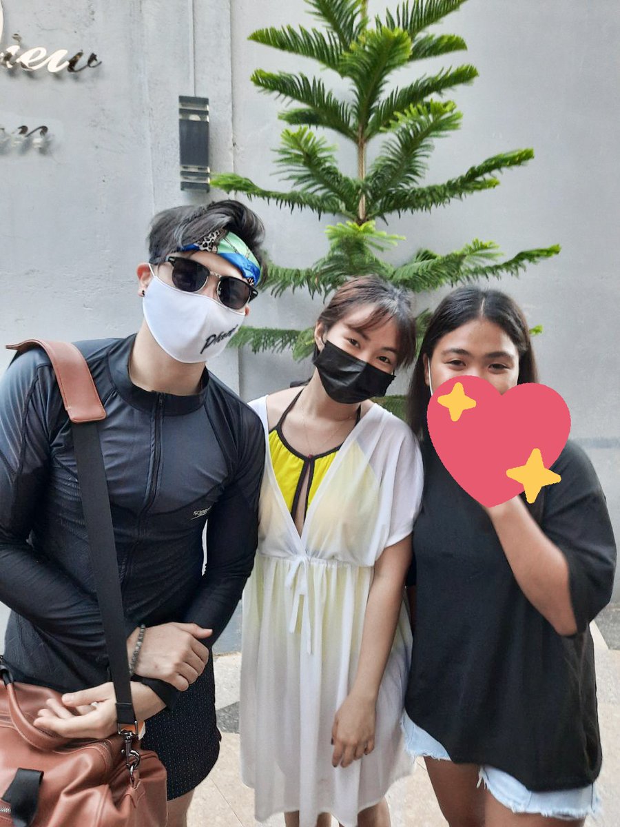 lovejnelle's tweet photo. kahit pagod sila @jaiyieee @AgassiChing hindi nila kami hinayaang umalis ng walang picture, sobrang babait😭❤️ fan since 2019. https://t.co/1W6xFjKP63