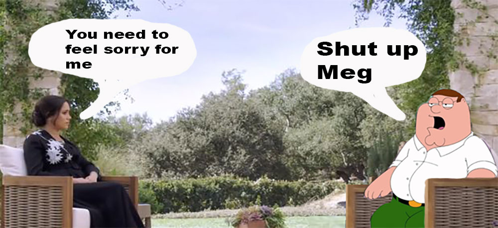 MobileDJNetwork's tweet photo. Anyone caring today? #familyguy #snowflake #meghaninterview #Oprahvmeghan https://t.co/rWoOIQM44Z