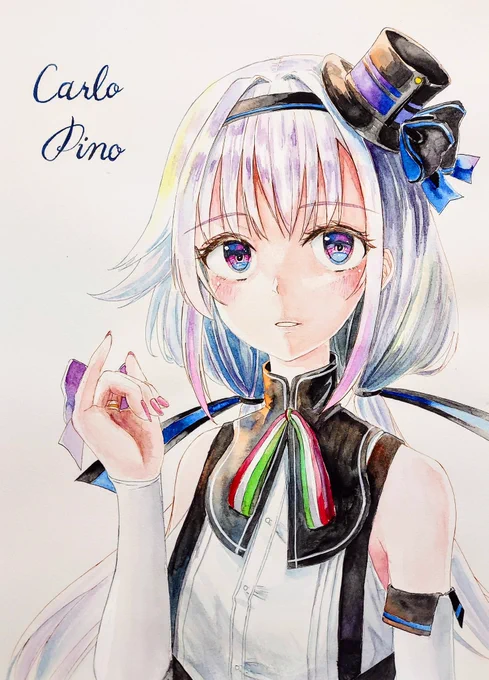 カルロ・ピノ 
#伊呂波イラスト #カルロ・ピノ #カルロピノ #ピノの自由帳 #絵描きさんと繫がりたい #透明水彩画 #lOдOl 
絵描きさんは必ずフォロバします! 