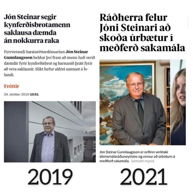Jón Steinar hefur ítrekað grafið undan trúverðugleika brotaþola kynferðisofbeldis, sagt þeim að fyrirgefa ofbeldismönnum sínum og barist fyrir því að dæmdur barnaníðingur fengi uppreist æru.

<a href="/aslaugarna/">Áslaug Arna Sigurbjörnsdóttir</a> ertu að grínast?