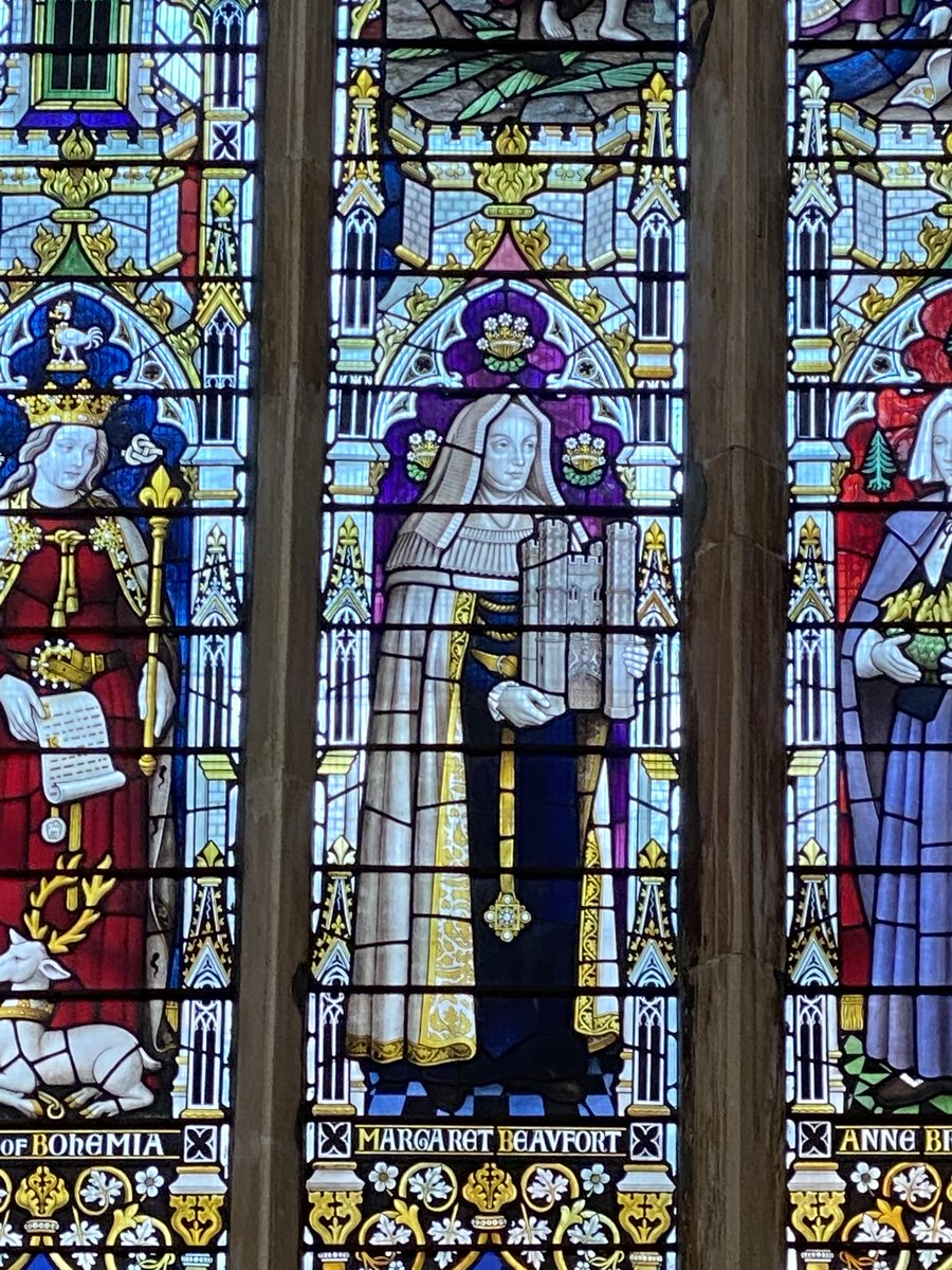 Have you seen the first, in the series looking at our history stain glass windows yet? This fantastic video takes you through our first window looking at Anne of Bohemia, Lady Margaret Beaufort, Anne Bradstreet &amp; Jean Ingelow. ow.ly/gIsm50DTUwj #NationalLotteryHeritageFund