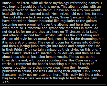 7RockLists's tweet photo. My CCs for #IntoThePandemonium.
This album did not make our #1987Albums collection, but did get a mention. https://t.co/7YJUhsaYVX