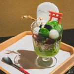 インスタ映え抜群!稲荷大社のパフェとカキ氷のデザインが素敵!