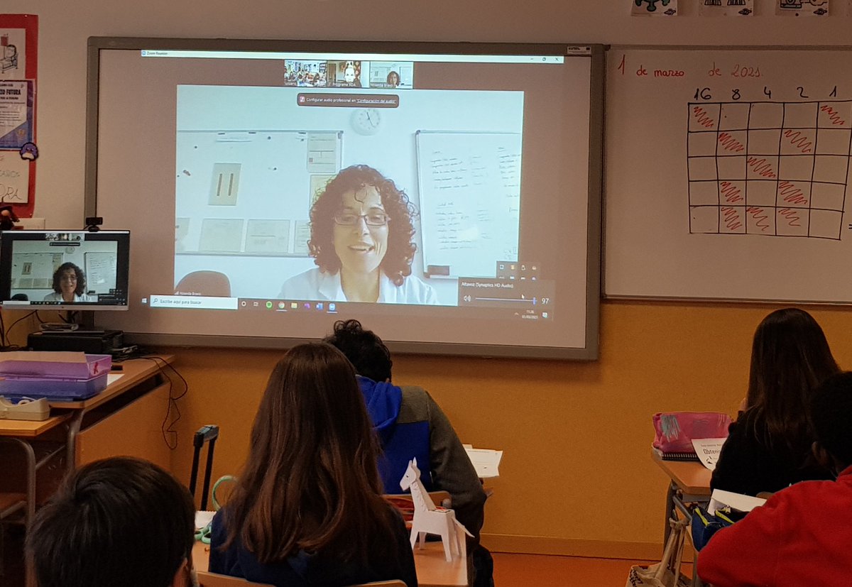 El alumnado de 5° de Ed.Primaria del CEIP Guillermo Fatás <a href="/CeipFatas/">CEIP Guillermo Fatás</a> participando en los talleres coeducativos Programa ADA  <a href="/Ada_ITW/">Ada</a>. Iniciación a la Tecnología en Igualdad. Instituto de las Mujeres <a href="/InstMujeres/">Instituto de las Mujeres</a>. Ministerio de Igualdad <a href="/IgualdadGob/">Ministerio de Igualdad</a>.