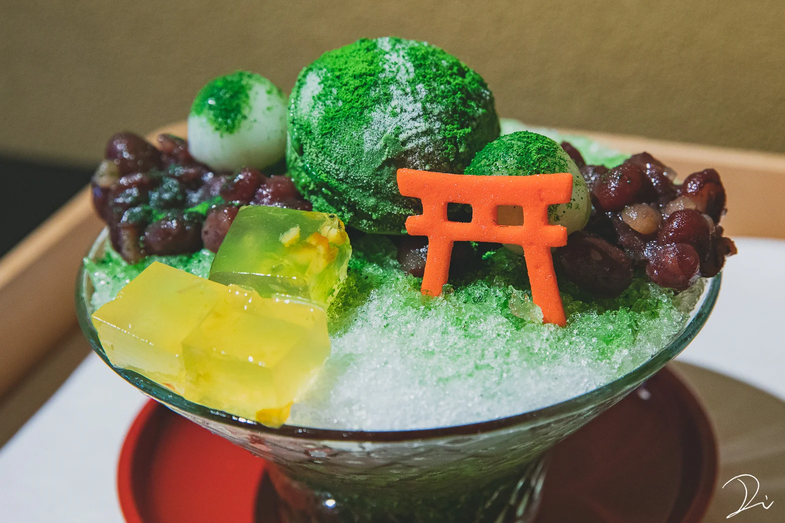 インスタ映え抜群！稲荷大社のパフェとカキ氷のデザインが素敵！