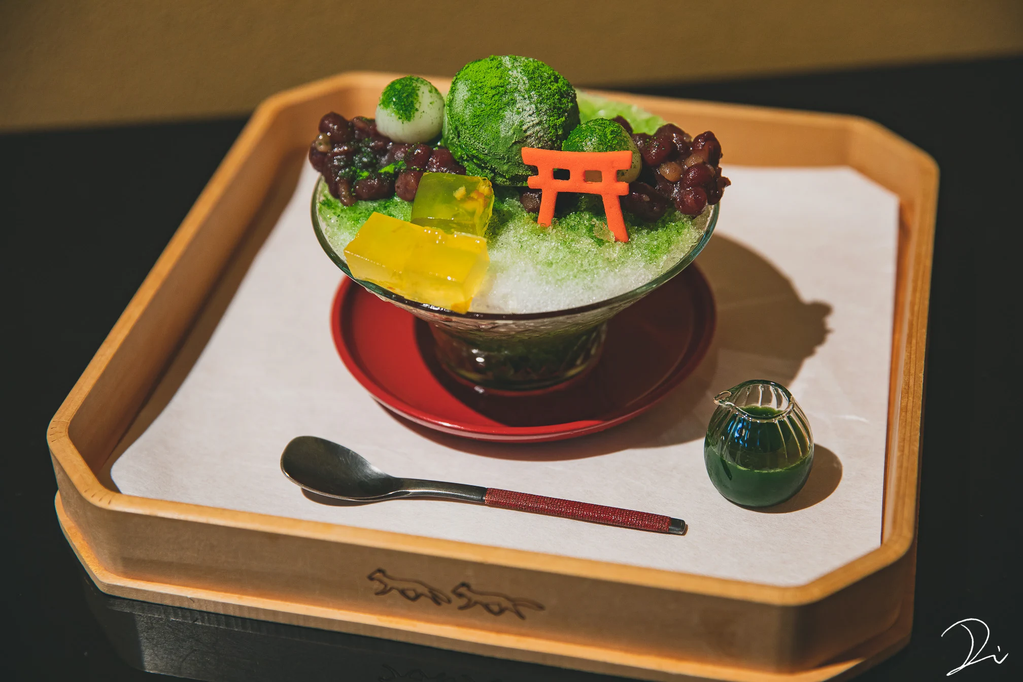 インスタ映え抜群！稲荷大社のパフェとカキ氷のデザインが素敵！