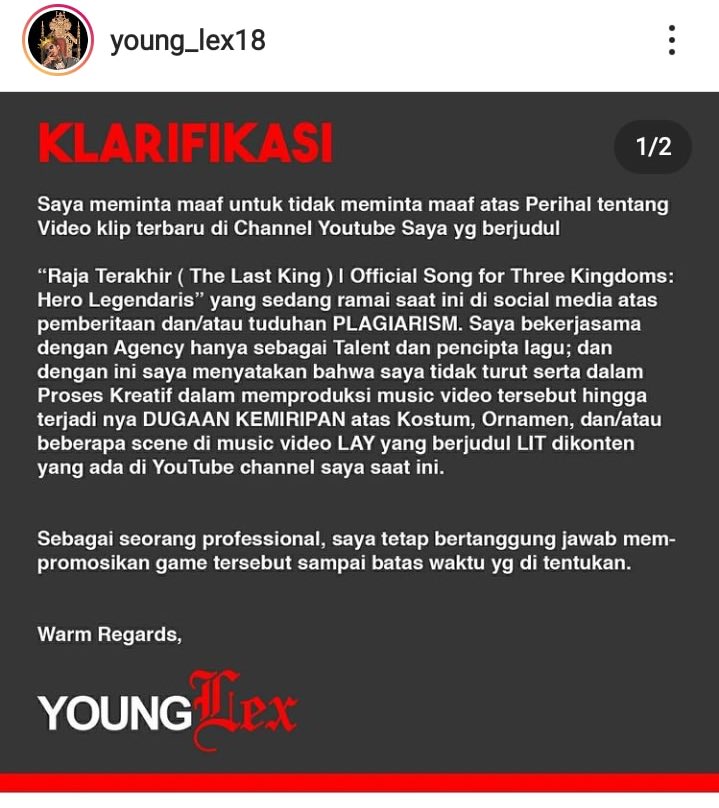 EXOPublicity's tweet photo. It’s crystal clear, that you plagiarized Lay’s ‘Lit’! 
And you call yourself a ‘PROFESSIONAL’?????

YOUNG LEX APOLOGIZE TO LAY ZHANG
#YounglexApologizetoLayZhang 
@weareoneEXO #EXO @layzhang  #엑소 https://t.co/cnQR6bbxM1