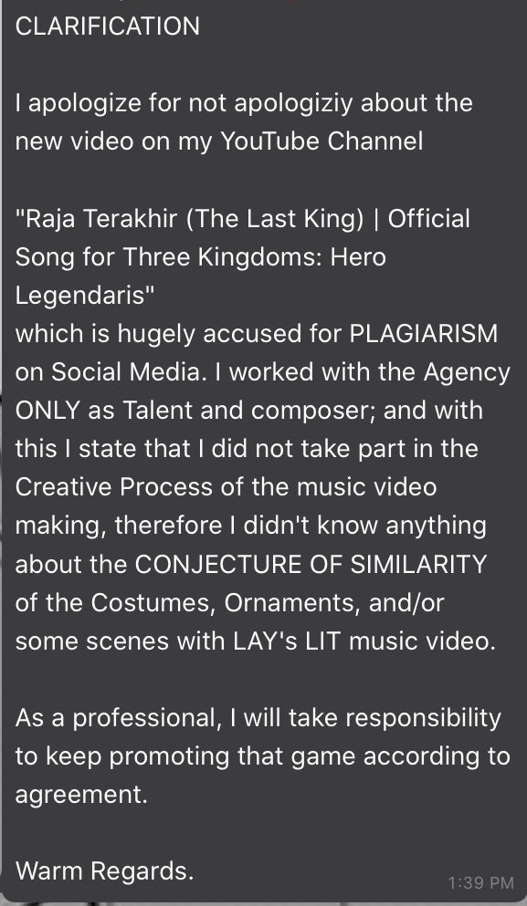 EXOPublicity's tweet photo. It’s crystal clear, that you plagiarized Lay’s ‘Lit’! 
And you call yourself a ‘PROFESSIONAL’?????

YOUNG LEX APOLOGIZE TO LAY ZHANG
#YounglexApologizetoLayZhang 
@weareoneEXO #EXO @layzhang  #엑소 https://t.co/cnQR6bbxM1