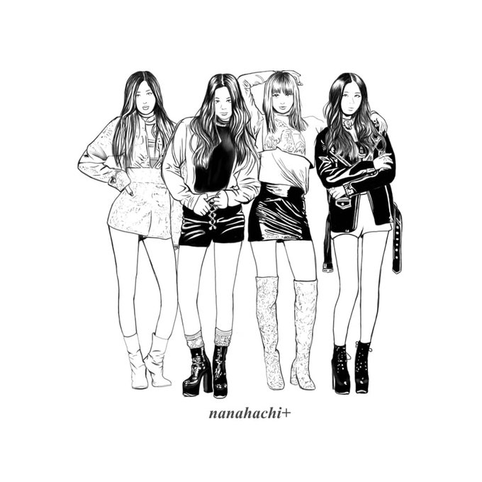 Blackpinkイラストのtwitterイラスト検索結果