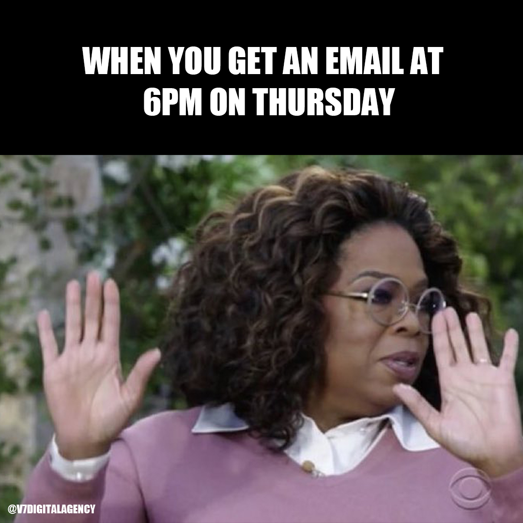 v7digitalagency's tweet photo. Same Oprah same... 

#Oprahmeme #Oprah #V7Digital #DigitalAgency #Digital #Office #OfficeJokes #DigitalJokes #Weloveoutclients #DubaiOffice #DubaiAgency #DigitalAgency https://t.co/Q4c2QYchB9